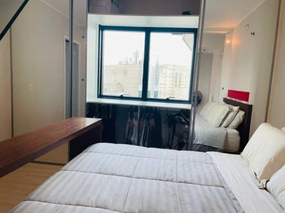 Imagem Flat disponível para locação no Meliá Ibirapuera, com 61m², 1 dormitório e 1 vaga