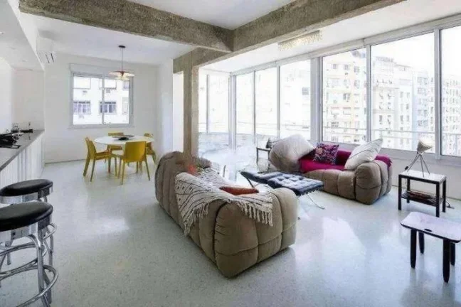 Imagem Apartamento Classe AA varanda fechada vista mar andar alto Souza Lima
