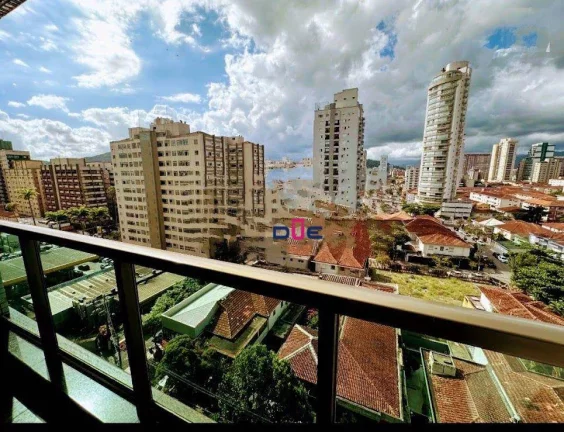 Imagem Apartamento com 3 dormitórios à venda, 147 m² por R$ 1.390.000 - Gonzaga - Santos/SP