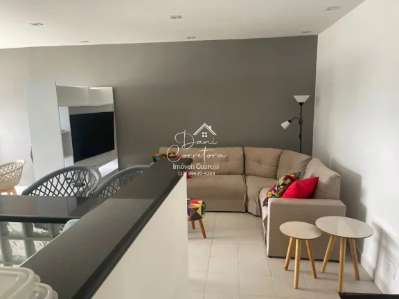 Imagem Apartamento à venda em Guarujá-SP, Vila Luis Antônio: 2 quartos, 1 suíte, 2 salas, 2 banheiros, 1 vaga, 70m². Aproveite!