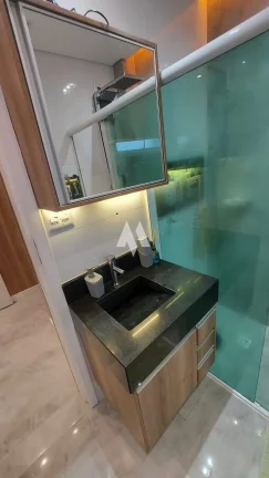 Imagem Apartamento 1 dormitório em Frente a Praia na Aparecida - Porteira Fechada - Santos/SP