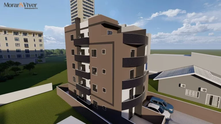 Imagem Apartamento para Venda em São José dos Pinhais, Cruzeiro, 2 dormitórios, 1 suíte, 2 banheiros, 1 vaga