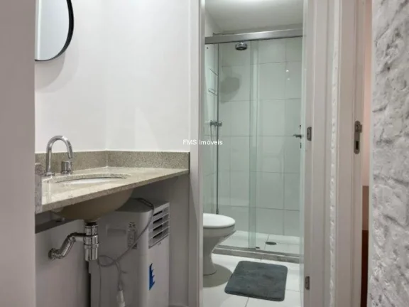Imagem Apartamento para Locação na Consolação, São Paulo-SP: 1 Quarto, 1 Sala, 1 Banheiro, 1 Vaga e 49m² de Conforto!