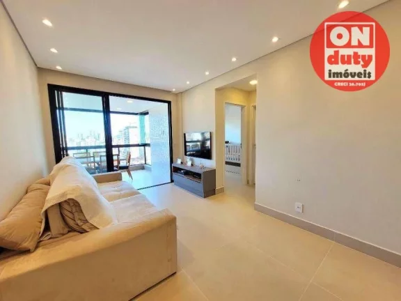 Imagem Apartamento com 2 quartos à venda, 82 m² por R$ 1.300.000 - Aparecida - Santos/SP