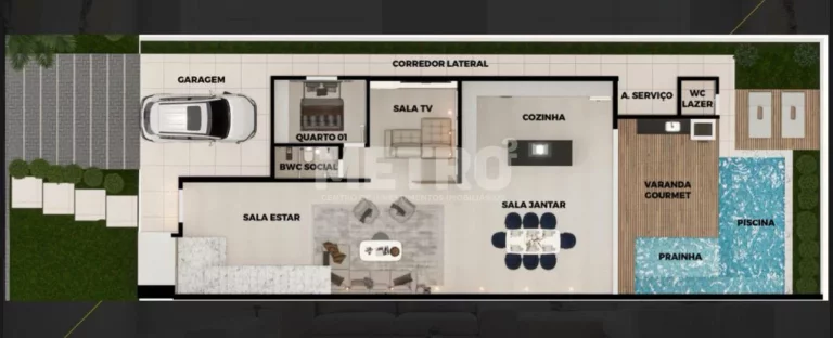 Imagem Venda, Condomínio Alphaville, 310M2 de área construída