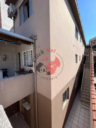 Imagem Casa assobradada , 2 casas , 1°com 3 dorms, 1 suíte, 2 vagas, 2° com 1 dorm e quintal ,bairro Jardim Las Vegas, Santo André
