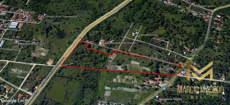 Imagem Terreno à venda, 63669 m² por R$ 22.284.304,00 - Guaribas - Eusébio/CE