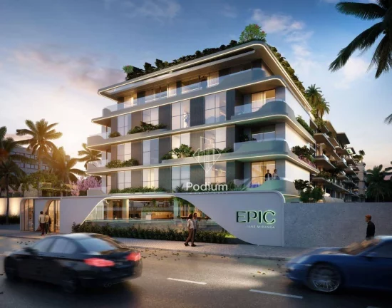 Imagem Apartamento térreo com área privativa na beira mar da praia de Cabo branco. - AP1589