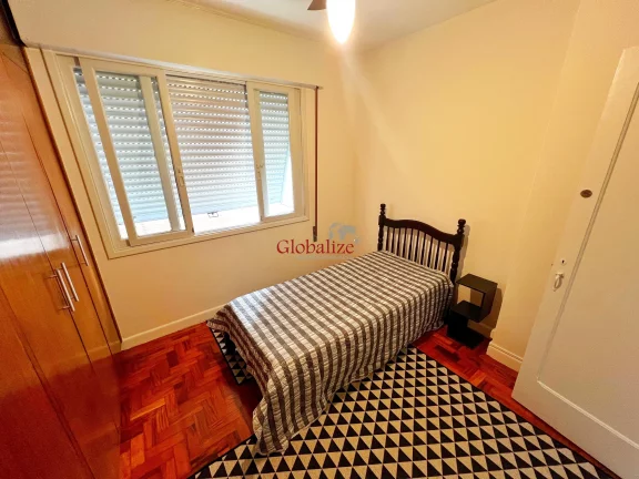 Imagem Apartamento com 3 dormitórios com vista livre, garagem suficiente, salão de festas no bairro do Gonzaga em Santos por R$ 620.000,00