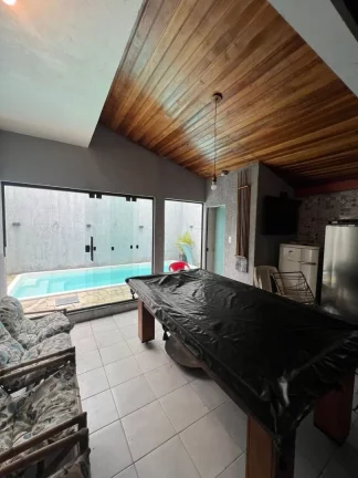 Imagem Sobrado com 4 dormitórios para alugar, 200 m² por R$ 4.180,00/mês - Travessão - Caraguatatuba/SP