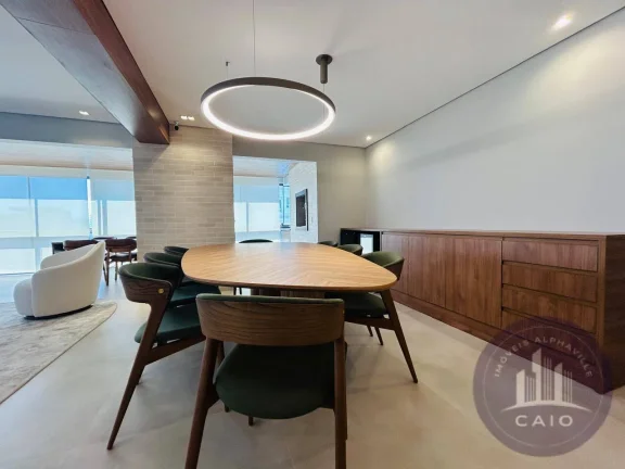 Imagem Apartamento mobiliado com 287 m² a venda por R$ 4.490.000 Alphaville/SP