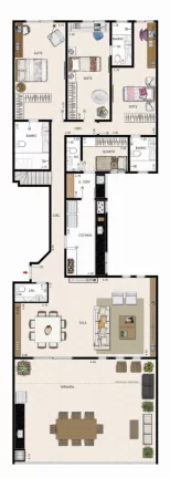 Imagem Prime Recreio - Apartamento à venda no bairro Recreio dos Bandeirantes - Rio de Janeiro/RJ
