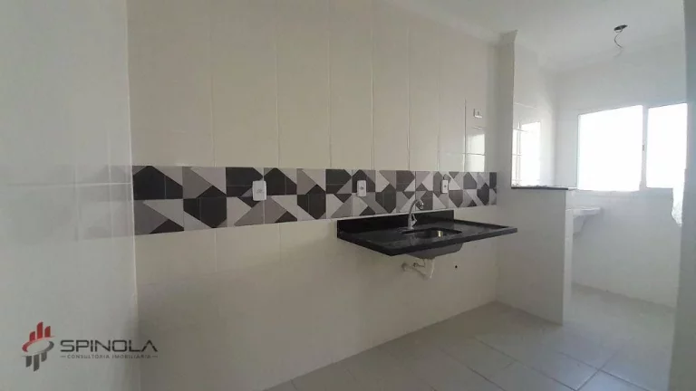 Imagem Apartamento com 2 dormitórios à venda, 56 m² por R$ 395.000,00 - Mirim - Praia Grande/SP