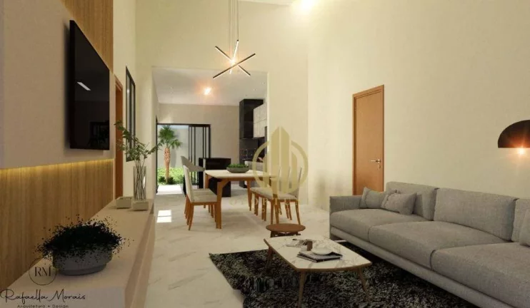 Imagem Casa no Terras de Santa Marta com 3 dormitórios - piscina - área gourmet - Bonfim Paulista/SP