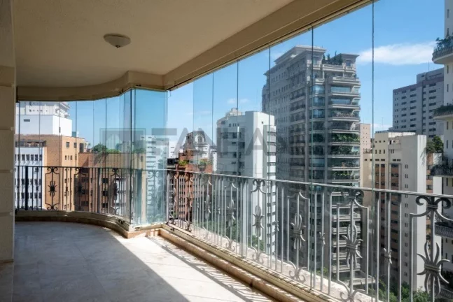 Imagem Apartamento de luxo à venda em São Paulo-SP, Jardim Paulistano: 3 quartos, 3 suítes, 3 salas, 5 banheiros, 3 vagas, 278m².
