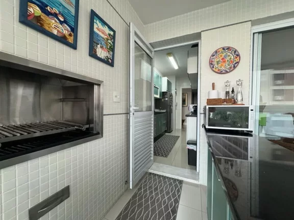 Imagem Apartamento com 3 dormitórios à venda, 118 m² - Astúrias - Guarujá/SP