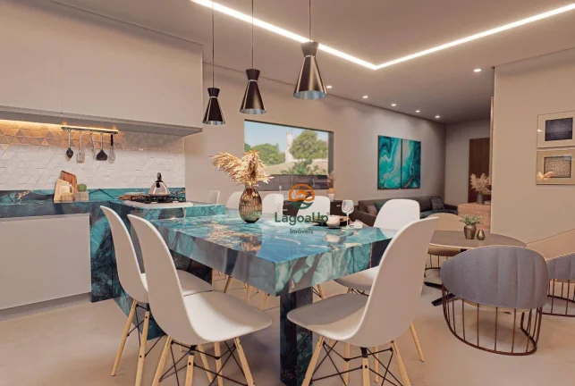 Imagem Casa com 3 dormitórios à venda, 180 m² por R$ 980.000 - Condomínio Parque dos Buritis - Lagoa Santa/MG