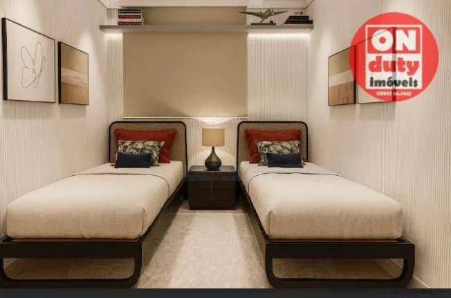 Imagem Lançamento!! Apartamento com 2 suítes com lavabo à venda, 74 m² a partir R$ 1.153.141 - Ponta da Praia - Santos/SP