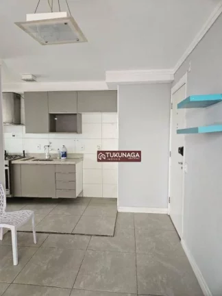 Imagem Apartamento com 2 dormitórios para alugar, 44 m² por R$ 2.552,38/mês - Vila Rio de Janeiro - Guarulhos/SP