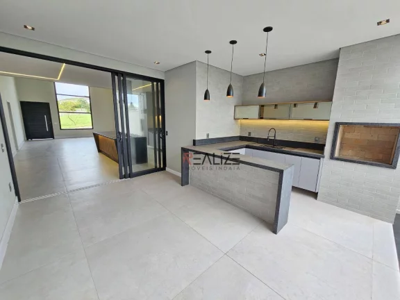 Imagem Casa alto padrão com 3 suítes e escritório à venda, 225 m² por R$ 2.300.000 - Condomínio Villa Sapezal - Indaiatuba/SP