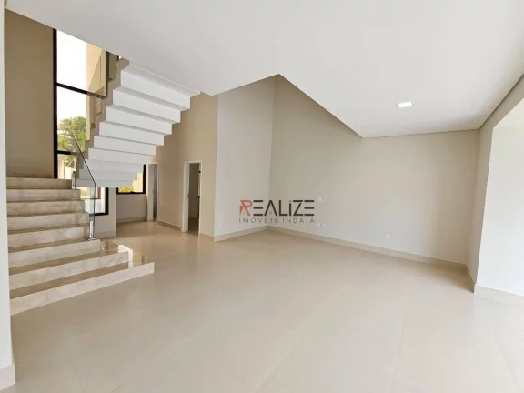 Imagem Sobrado com 4 suítes e escritório à venda, 320 m² por R$ 2.950.000 - Condomínio Fechado - Indaiatuba/SP