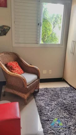 Imagem Lindo apartamento mobiliado à venda com 71m², 3 quartos e 1 vaga