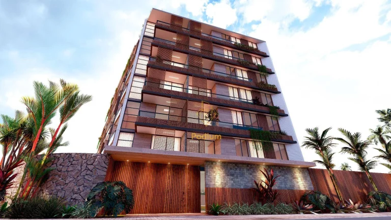 Imagem Apartamentos com varanda / sacada a 145m da praia de Intermares- AP1186
