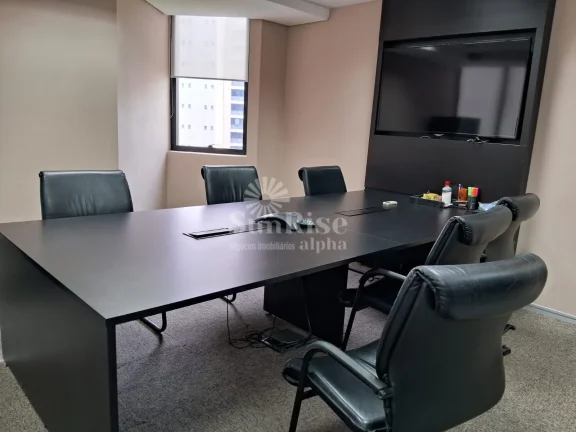 Imagem Laje corporativa à venda na região da Berrini | TOTALMENTE MOBILIADA - 442m² - 10 vagas - R$3.200.000, - Apenas R$7.200,/m² | R. Geraldo F. Gomes - Itaim Bibi, São Paulo/SP