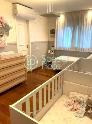 Imagem Ãtimo apartamento Ã  venda no Brooklin - Ãrea: 167,00mÂ² - Living amplo com terraÃ§o na copa das Ã...