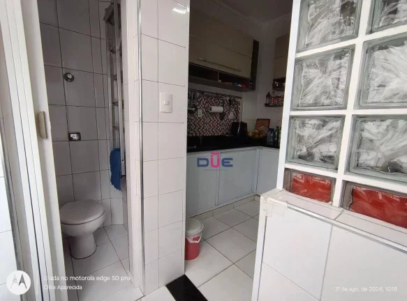 Imagem Apartamento com VISTA MAR , 2 dormitórios, 2 BANHEIROS, VARANDA FRENTE MAR NA QUADRA DA PRAIA à venda, 77 m² por R$ 573.000,00 Aparecida - Santos/SP