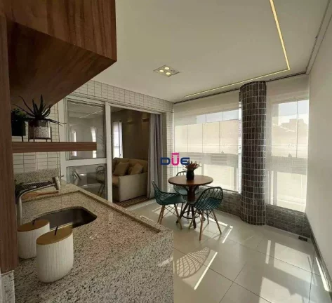 Imagem Apartamento com 2 dormitórios à venda, 84 m² por R$ 1.560.000 - Boqueirão - Santos/SP