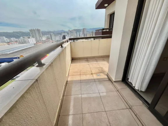 Imagem ️ Belíssima Cobertura Duplex à Venda – Gonzaga, Santos/SP
