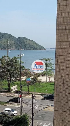 Imagem Apartamento a venda amplo na Aparecida em Santos 2 dor (1suíte) vista mar