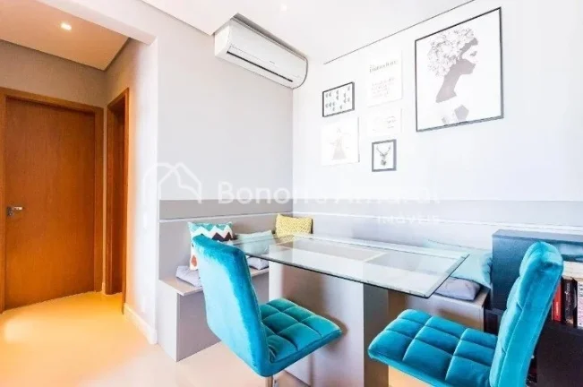 Imagem Apartamento com 2 quartos, sendo 1 suíte, 1 lavabo, cozinha estilo americano, com móveis planejado...