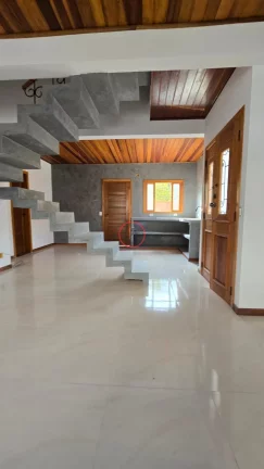 Imagem CASAS SOBRADO 2 SUITES NOVAS COM 83MT²DE AREA, 1 GARAGEM LAVANDERIA QUINTAL INDEPENDENTE COM DECK,SALACOZINHA EM AMBIENTE ABERTO
