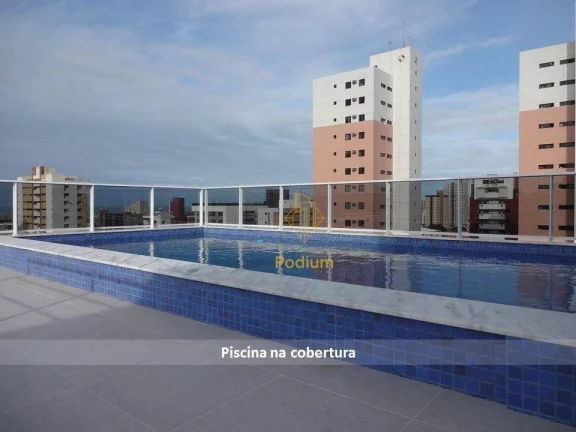 Apartamentos com varanda gourmet a 500m da praia do Manaíra - AP0082