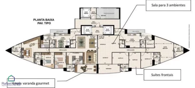 Apartamento 4 Quartos Recife - PE - Encruzilhada