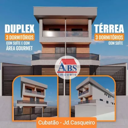 Imagem Casa com 3 dormitórios à venda, 170 m² por R$ 470.000,00 - Jardim Casqueiro - Cubatão/SP