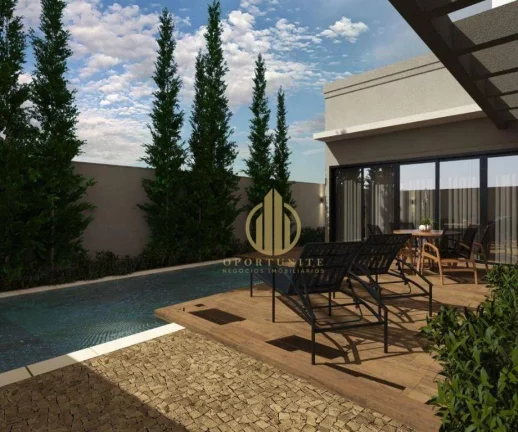 Imagem Casa com 3 suítes, escritório e piscina grande à venda- Condomínio Arara Azul - Ribeirão Preto/SP