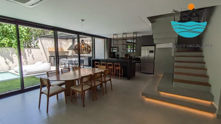 Imagem Casas a Venda em Juquehy, Aluguel de Temporada com 4 suítes, Piscina priv., Churasqueira, max 10 pessoas, conceito amplo, 280 m² | Juquehy Imobiliária
