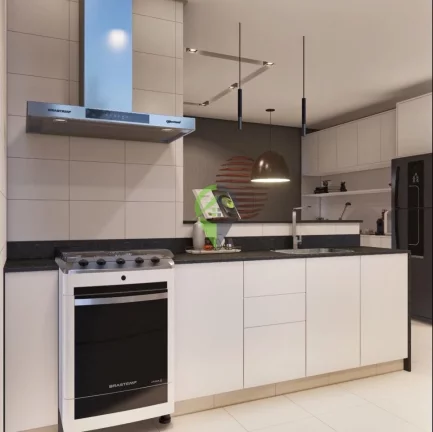 Imagem Villagio Triplex no Macuco com 2 suítes e vaga privativa - Santos/SP