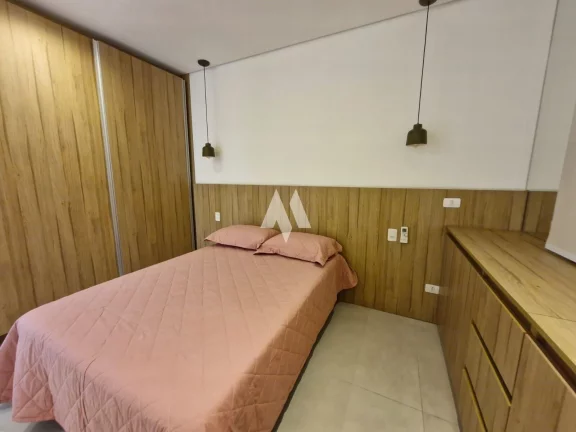 Imagem Flat de luxo com serviços de hotelaria completa no Gonzaga em Santos/sp.