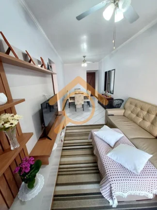 Imagem Apartamento espaçoso e moderno no Canto do Forte, Praia Grande-SP: 2 quartos, 1 suíte, 2 salas, 3 banheiros, 1 vaga, 84m²