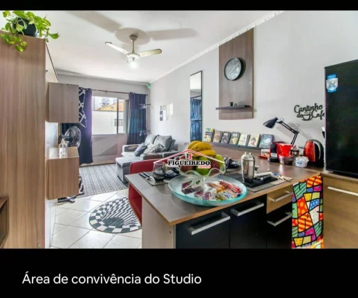 Imagem Apartamento à venda, 34 m² por R$ 240.000,00 - Boqueirão - Praia Grande/SP