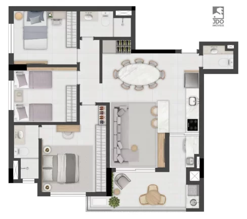 Imagem Apartamento a Venda no bairro Água Verde - Curitiba, PR