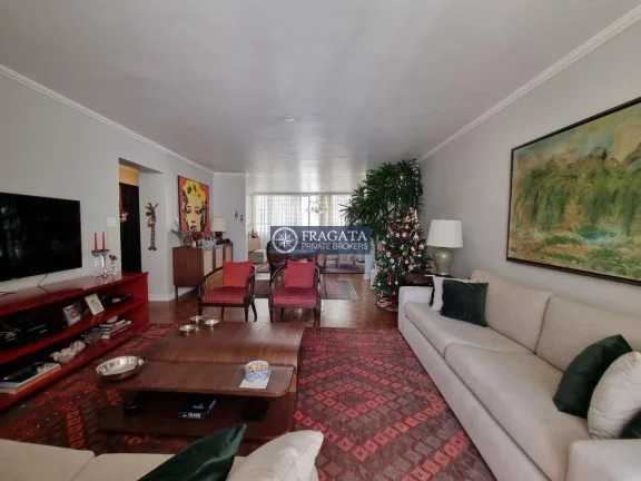 Imagem Apartamento Jardim Paulista Reformado - 230M², 3 Dorms, 1 Suíte, 2 Vagas Determinadas, Varanda, Armários Embutidos, Despensa, Split.