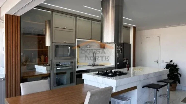 Imagem Apartamento mobiliado, com 1 dormitório, sendo 1 suite, 2 banheiros, varanda gourmet. 
1 vaga de ga...