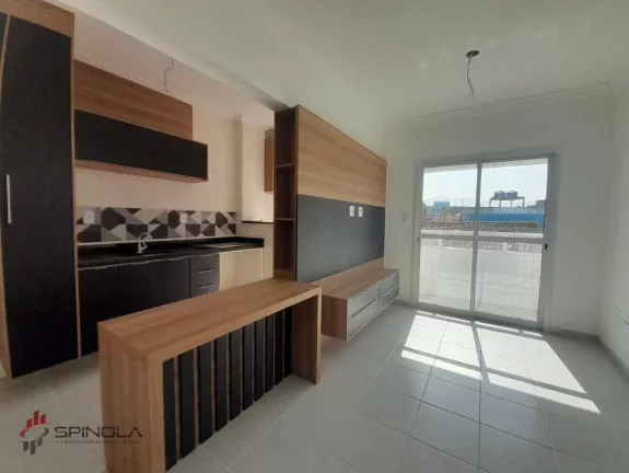 Imagem Apartamento com 2 dormitórios à venda, 57 m² por R$ 410.116,00 - Mirim - Praia Grande/SP