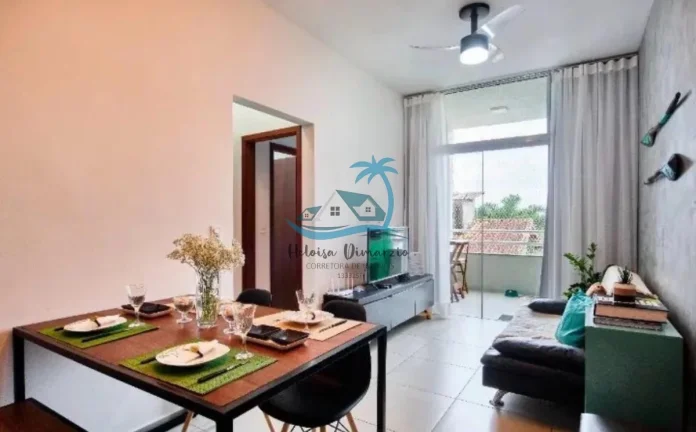 Imagem Apartamento mobiliado com 2 dormitórios a venda em Ubatuba, entre os bairros de Itaguá e Estufa 1.