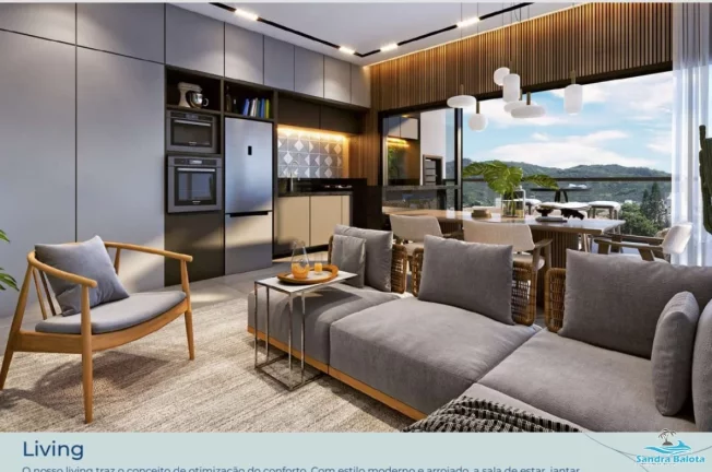 Imagem Stúdios de 35,70 m²/Toninhas-Ubatuba